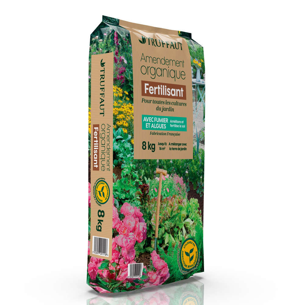 Amendement organique 8kg : fertilisant