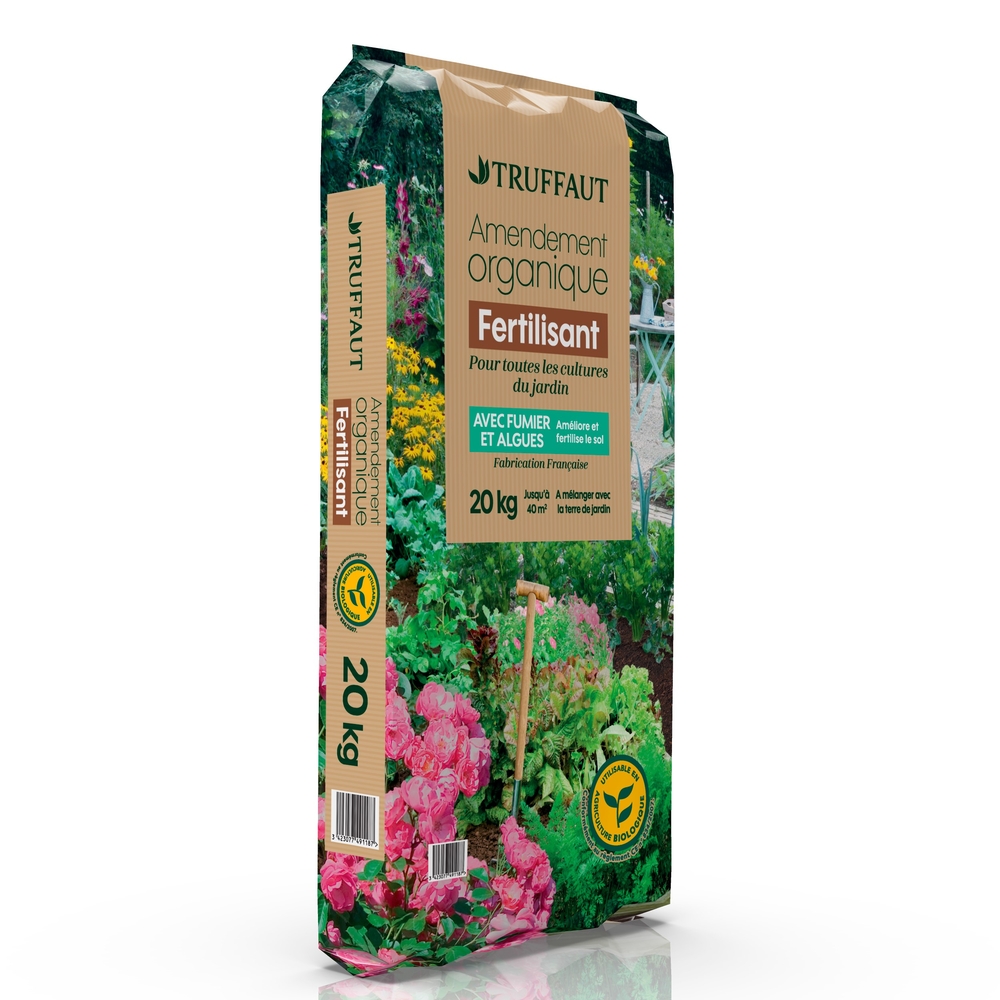 Amendement organique 20 kg - Fertilisant