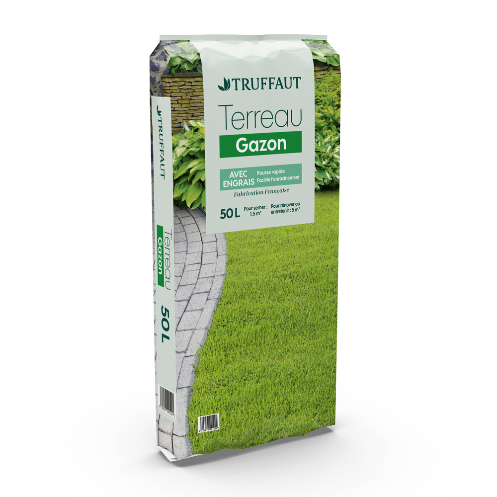 Terreau pour gazon - sac de 50 litres