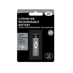 Pile au lithium 3.2V 600mAh 14500, rechargeable Smart Garden