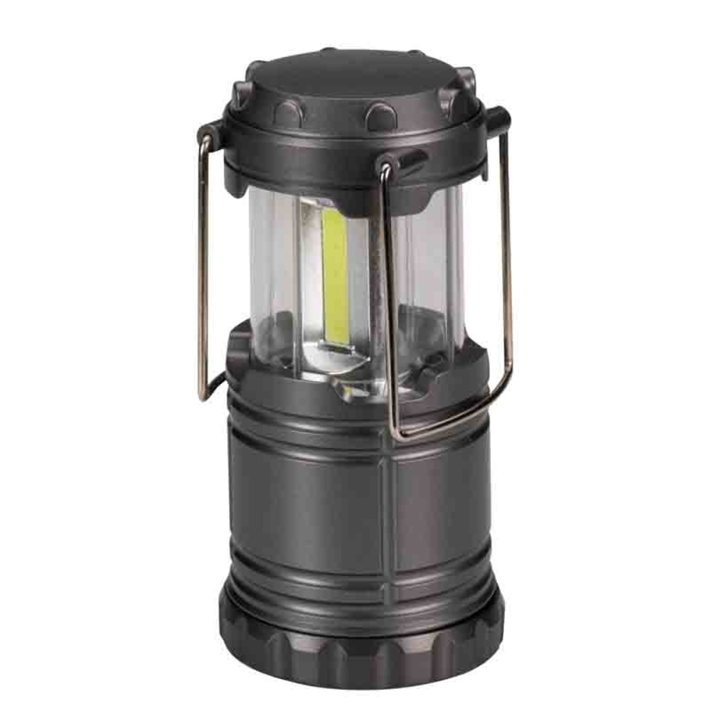 Lanterne 280 lumens Mega Porta-Light en métal noir - 8,5x8,5x13 cm