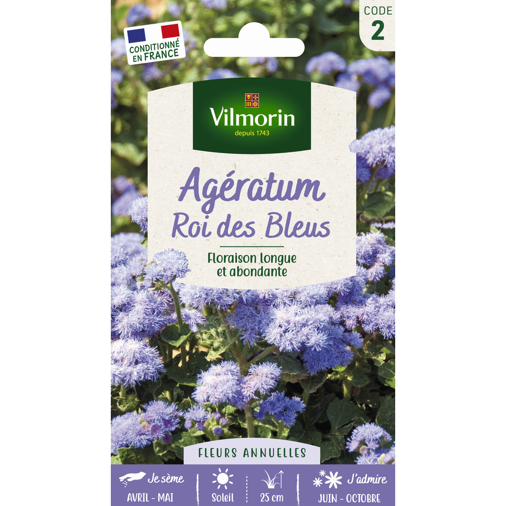 Agératum Roi des Bleus 0,5 g