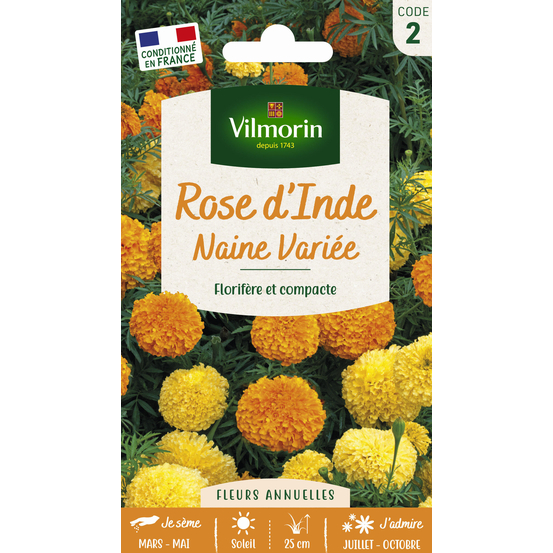 Rose d’Inde Naine Variée 1 g