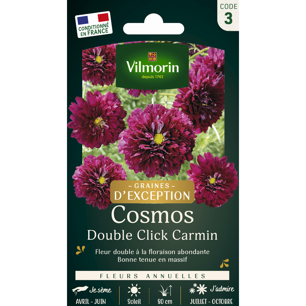 Cosmos Double Click Carmin 1 g