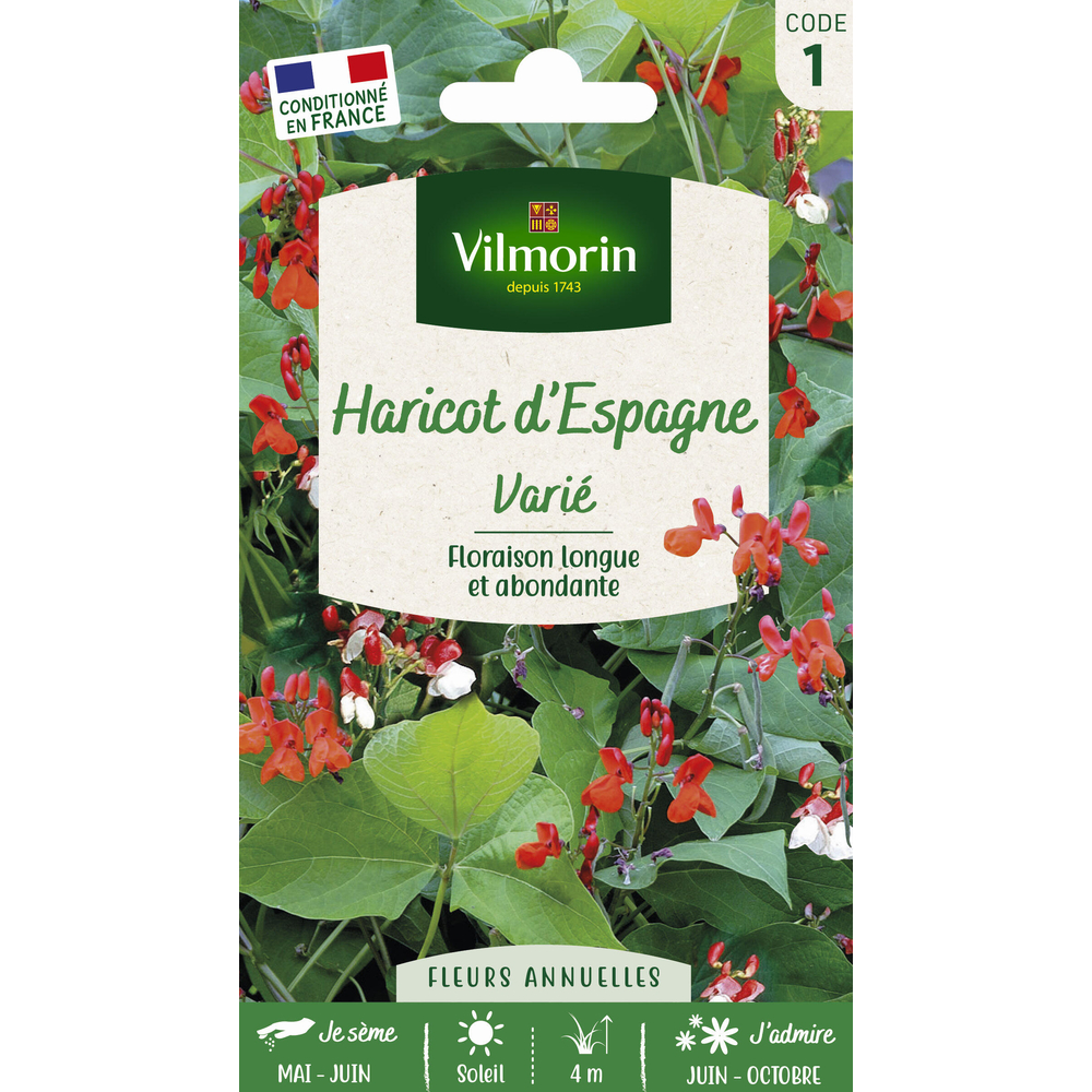 Haricot d’Espagne Varié 15 g