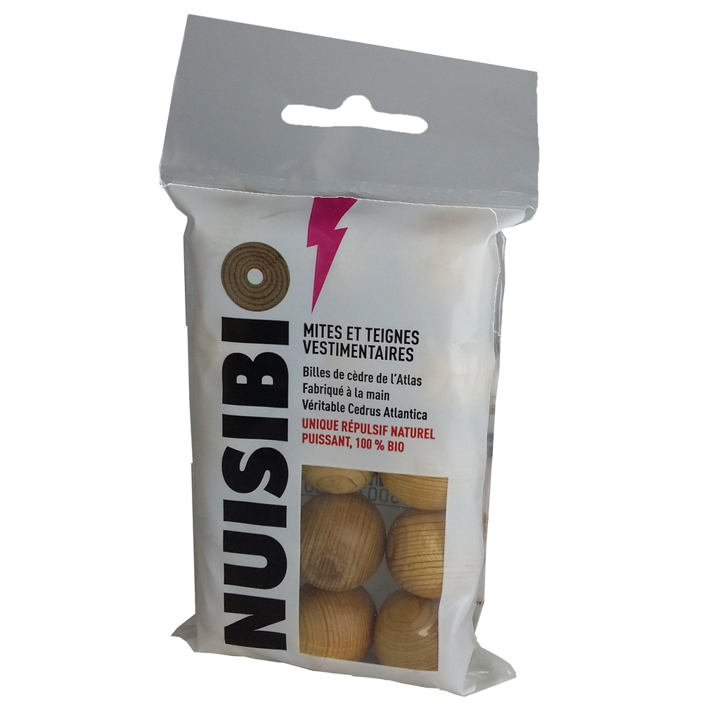 SACHET DE 15 BILLES NAT CEDRE-(751838)