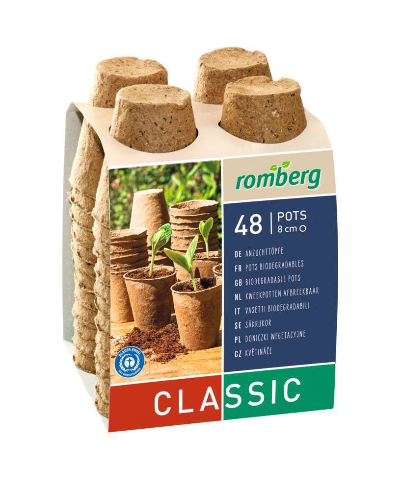 48 GODETS BIO RONDS 8CM-(752859)