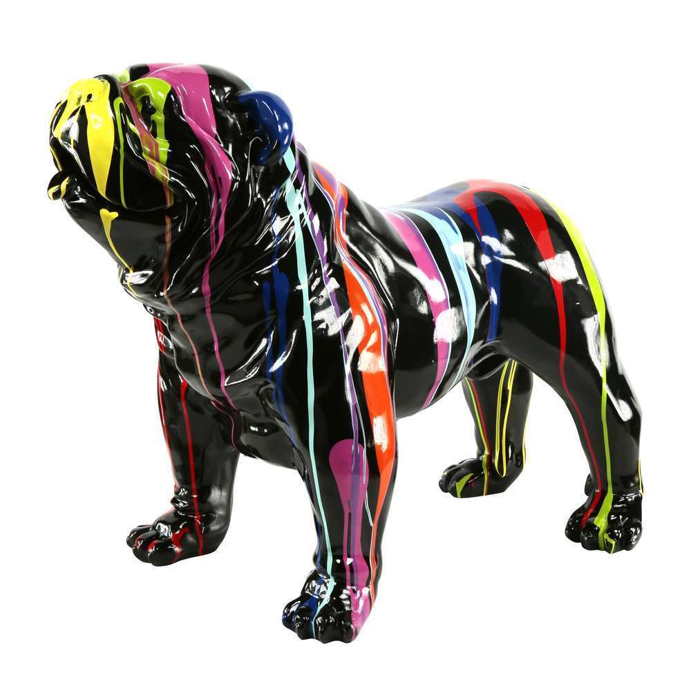 Bouledogue français Trash noir M - H. 70 x L.90 cm