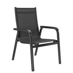 Fauteuil empilable BASIC+ anthracite