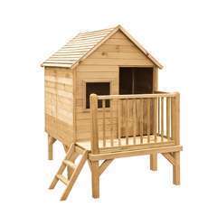 Maisonnette pour enfant sur pilotis en bois MARIA L120xl80xH47,4 cm