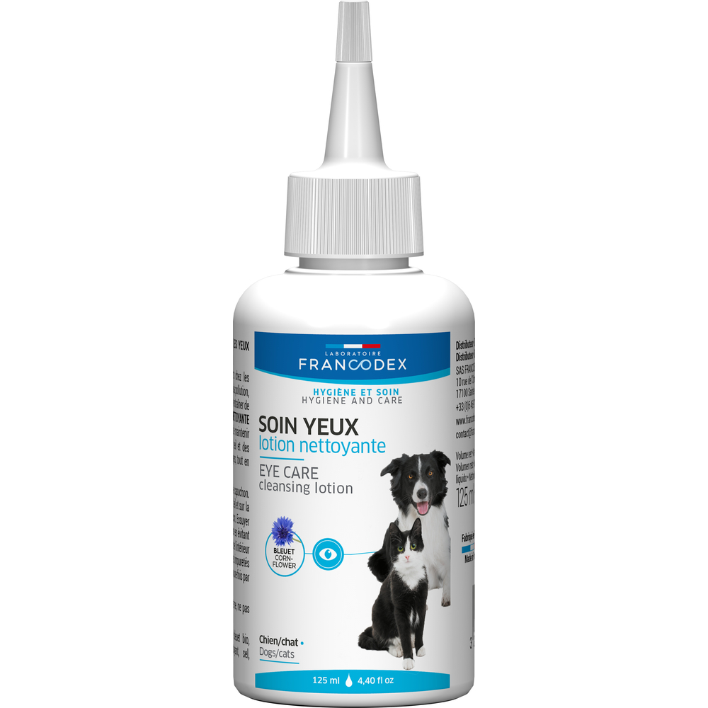 Nettoyant pour les yeux pour chien et chat 125ml