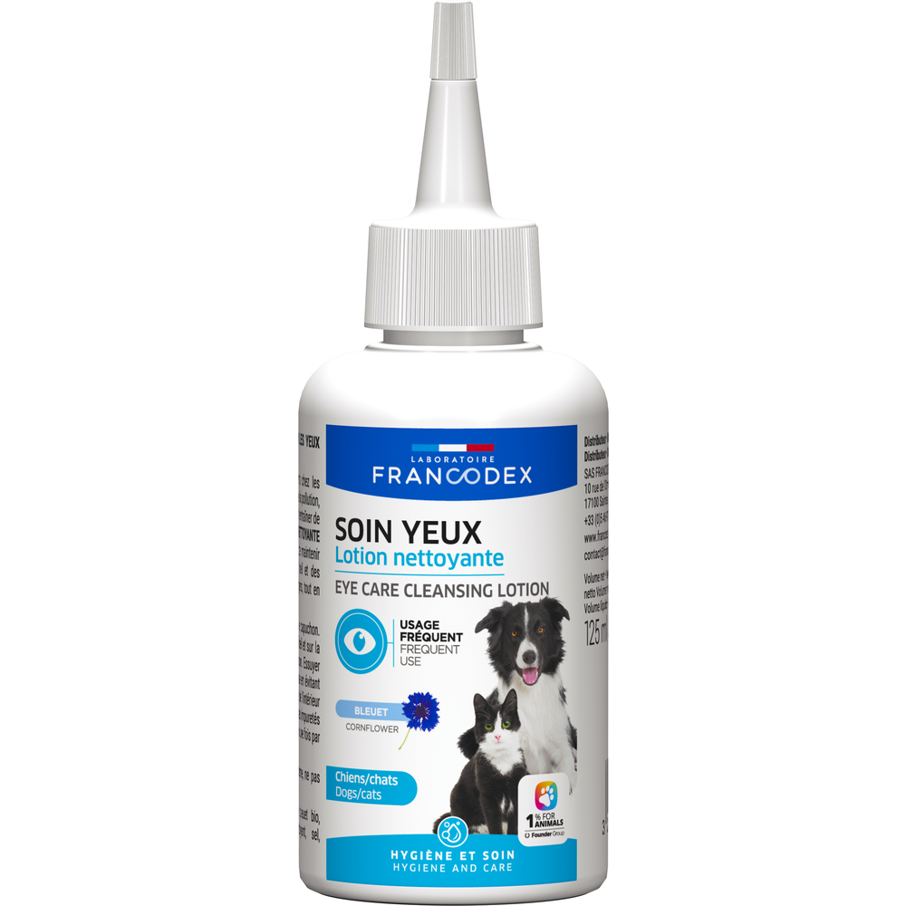 Nettoyant pour les yeux pour chien et chat 125ml