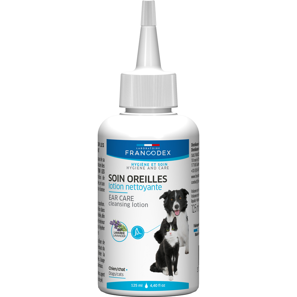 Nettoyant pour les oreilles pour chien et chat 125ml
