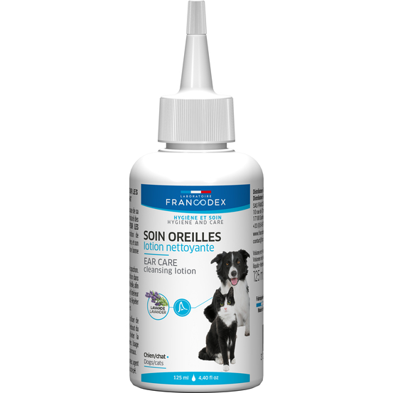 Nettoyant pour les oreilles pour chien et chat 125ml