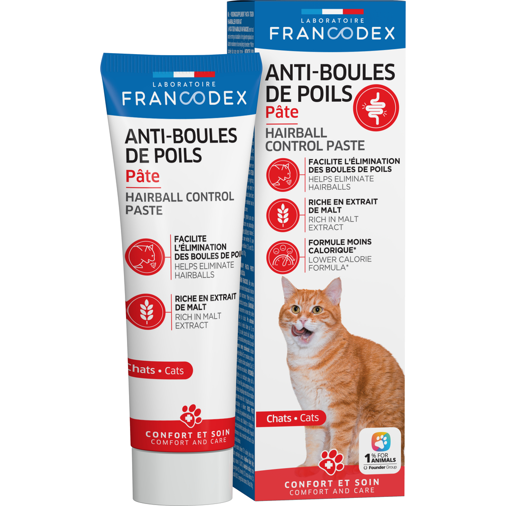 Anti-boules de poils en pate pour chat 70g