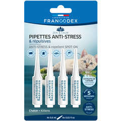 Pipettes anti-stress et répulsives châton x4