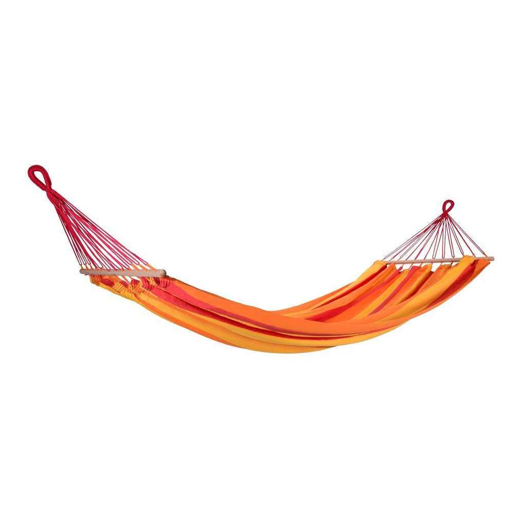 Hamac GraphiK rayé rouge jaune orange certifié FSC 100%