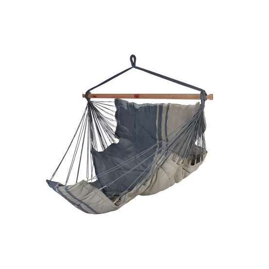 Chaise hamac Konfort anthracite taupe certifié FSC 100%