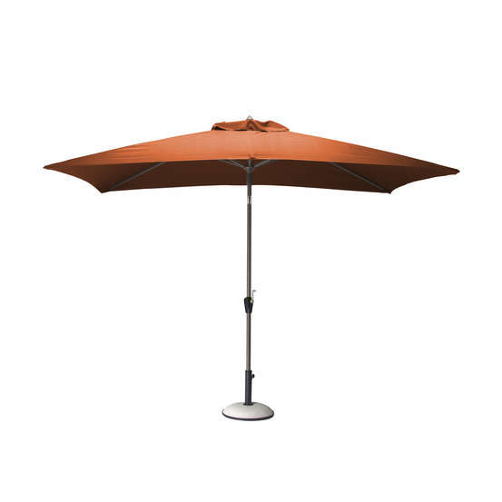Parasol 3X2 manivelle Paprika