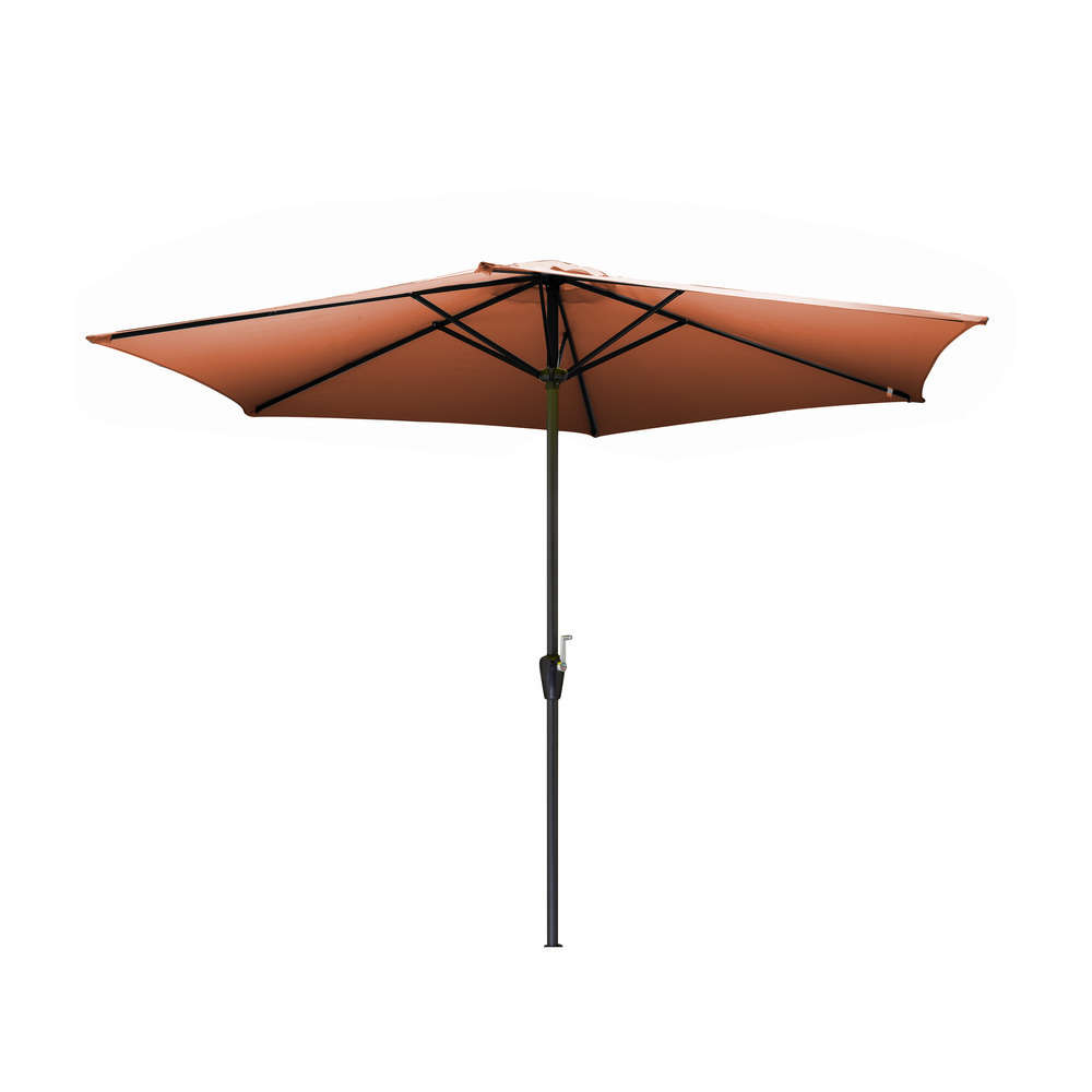 Parasol 300 manivelle Paprika