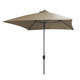 Parasol 250x250 manivelle Taupe