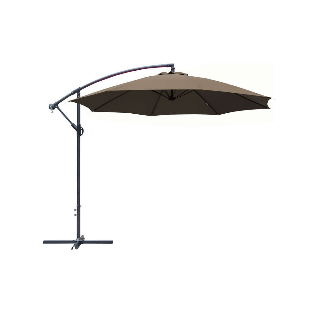 Parasol déporté 300 Taupe