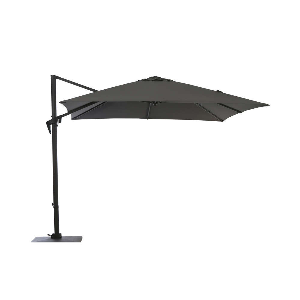 Parasol déporté ROMA 3x4 Gris