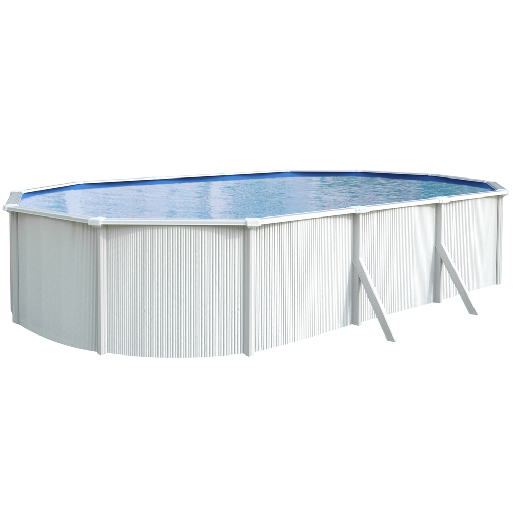 Piscine saphir en métal 790x485cm h120cm