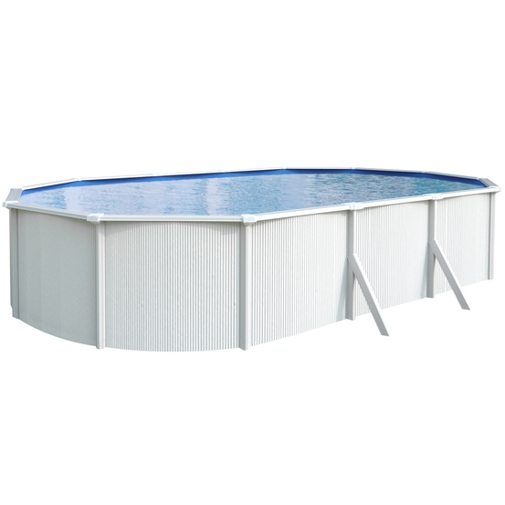 Piscine saphir en métal 790x485cm h120cm