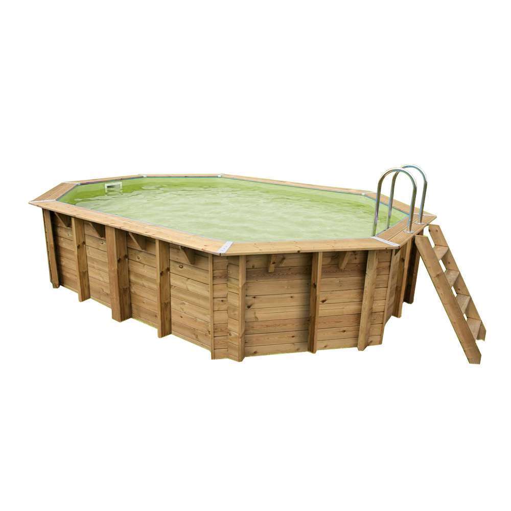 Piscine OCEA 355X550 H120cm liner beige 75 100eme