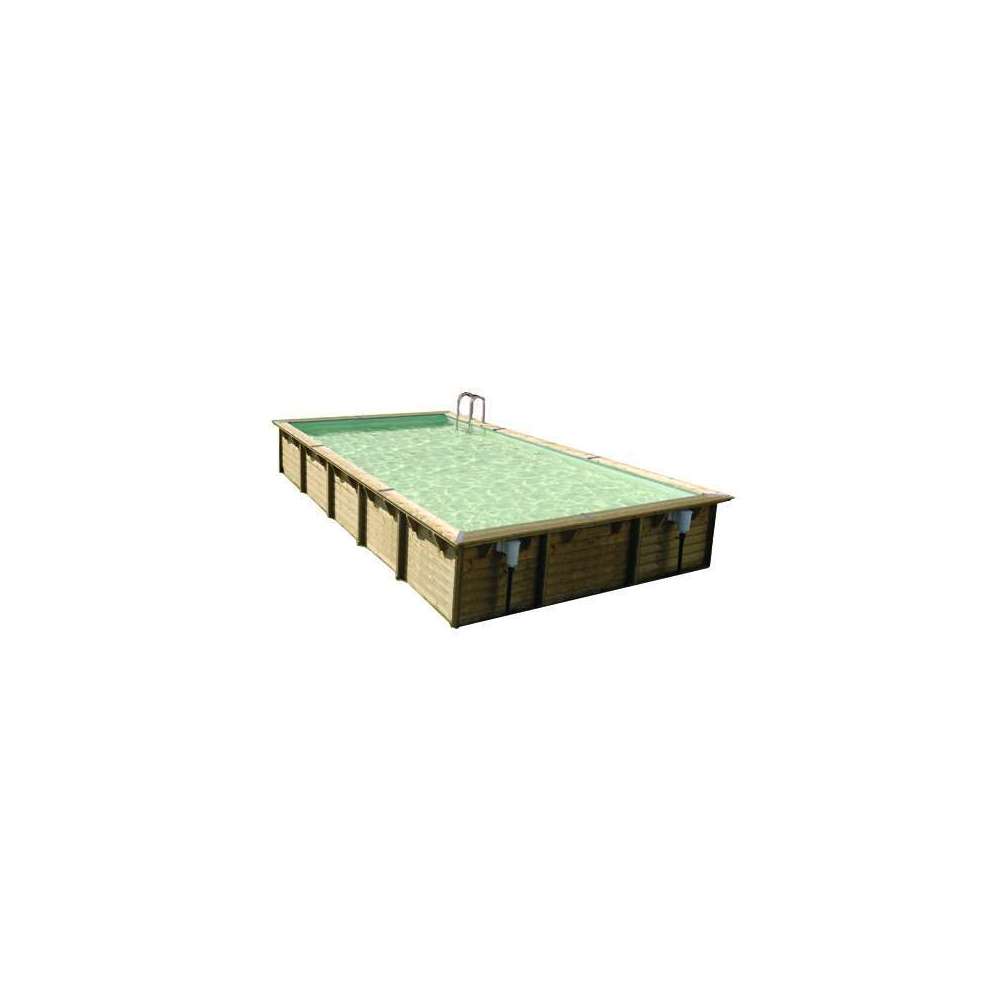 Piscine LINEA 500X800 H140cm liner beige 75 100eme