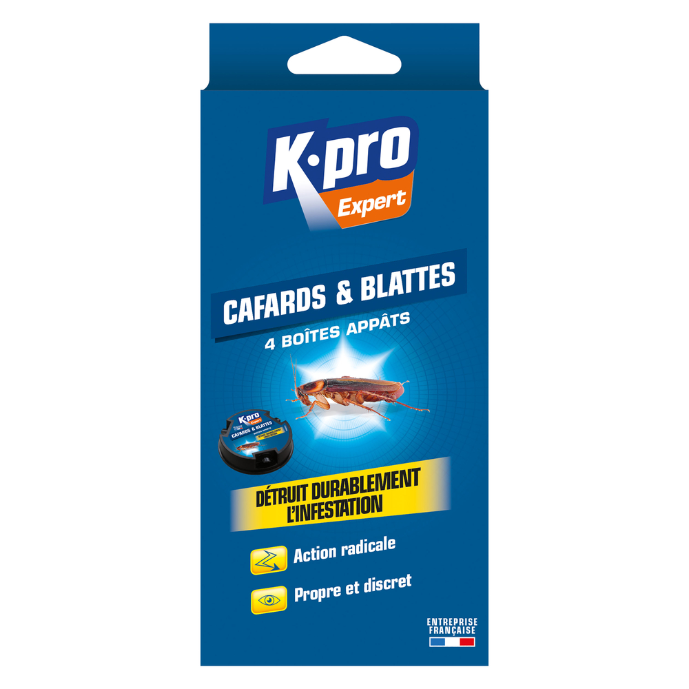 4 Boîtes appâts expert cafards & blattes