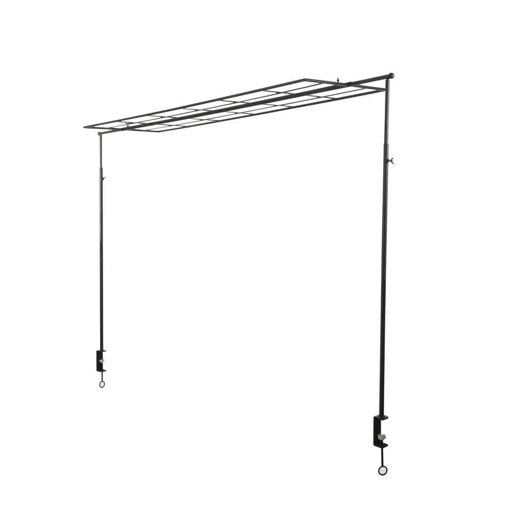 Suport déco noir 250x39.5xH.181cm