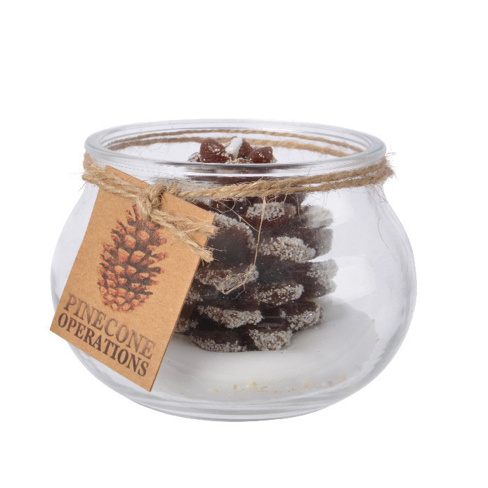 BGIE VERRE POMME PIN D8.5X6.5-(769959)