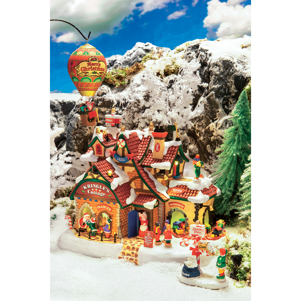 Promenade En Montgolfiere La Veille De Noel Lemax Truffaut
