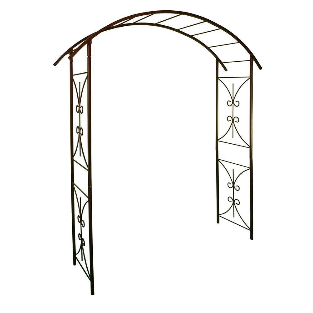 Arche double pont, tube rond, mÃ©tal