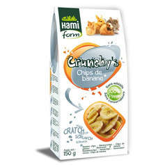 Crunchy's Chips de banane 150 gr pour tous rongeurs