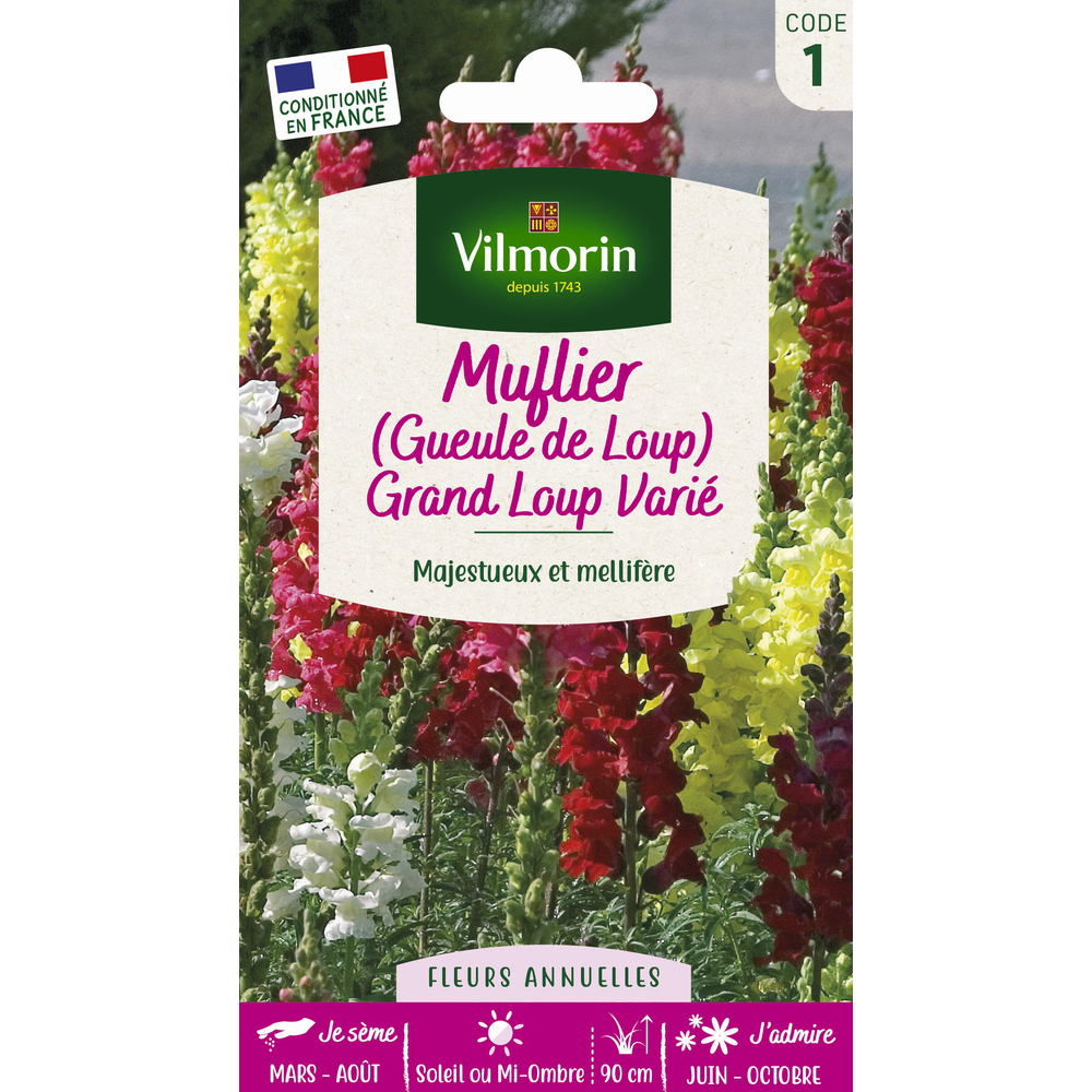 Vilmorin - Muflier Grand loup