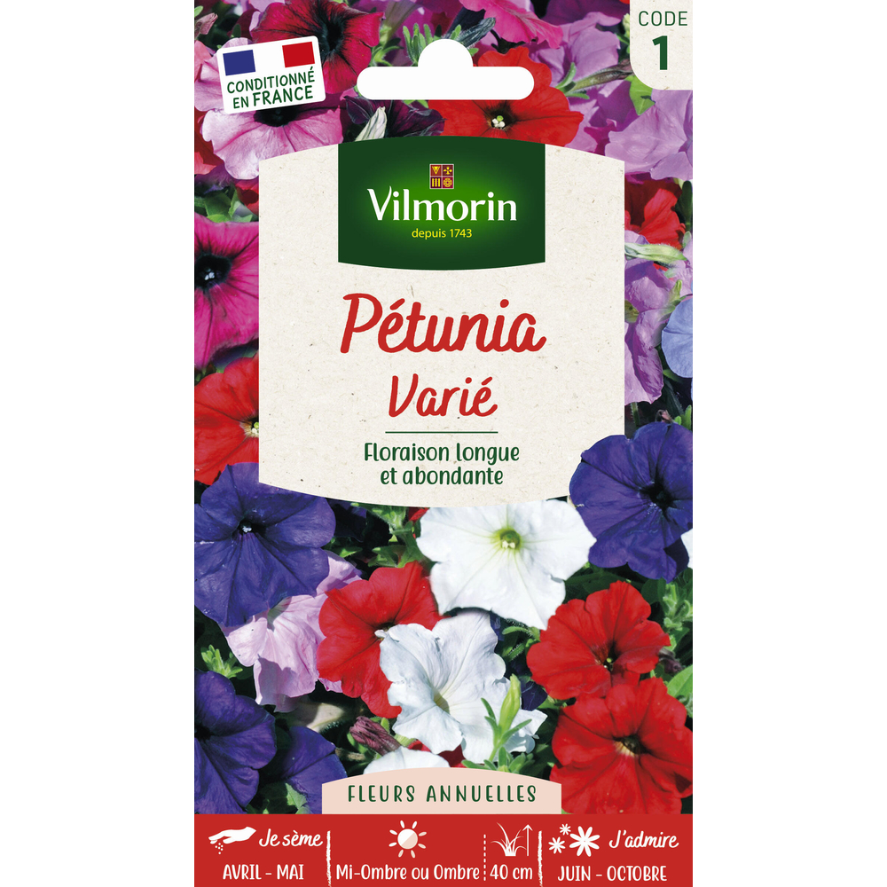 Vilmorin - Pétunia Varié