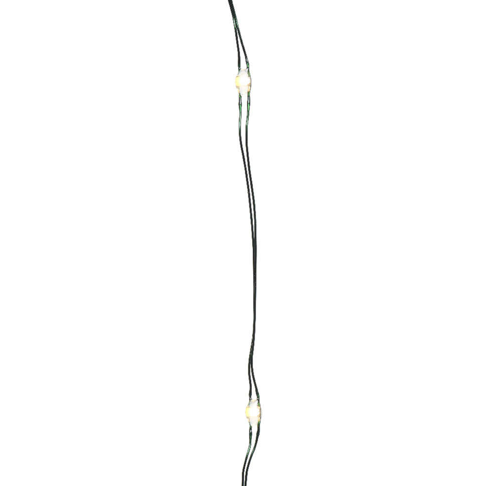 Guirlande 295 cm, 60 led blanc chaud