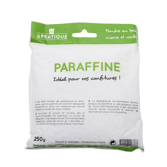 Paraffine alimentaire - sachet billes 250 gr - Le Pratique