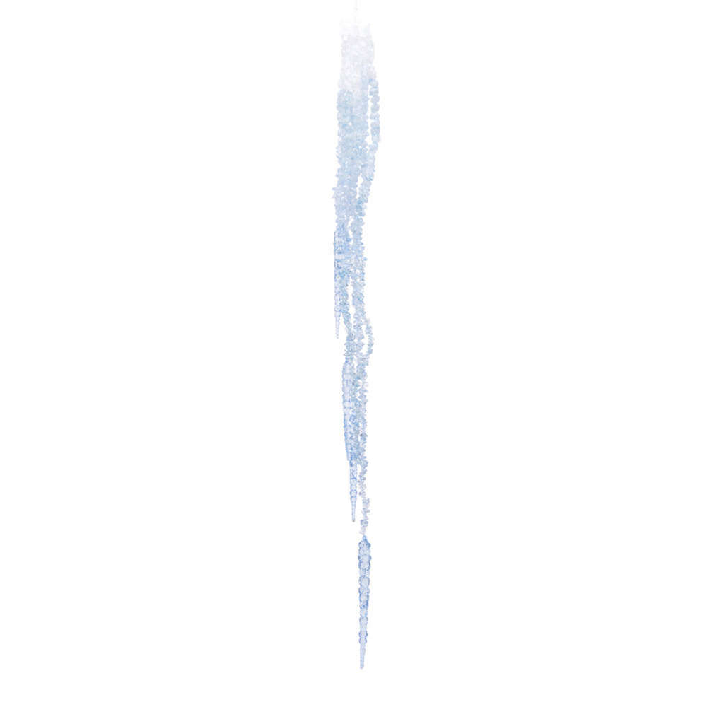 Stalactite, H.90 cm : bleu