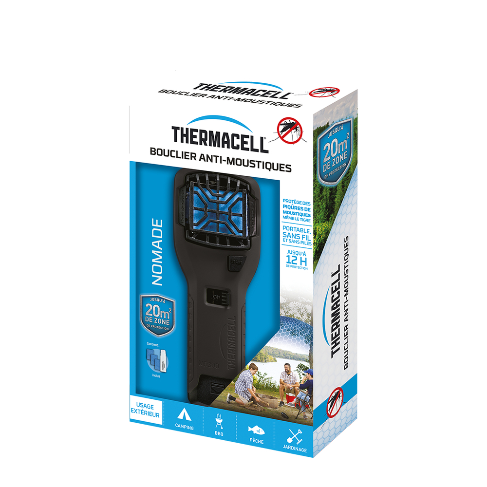 Bouclier anti-moustiques - portable nomade noir - Thermacell