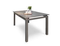 Table ZAHARA 180/240X100 cm avec rallonge automatique, en aluminium