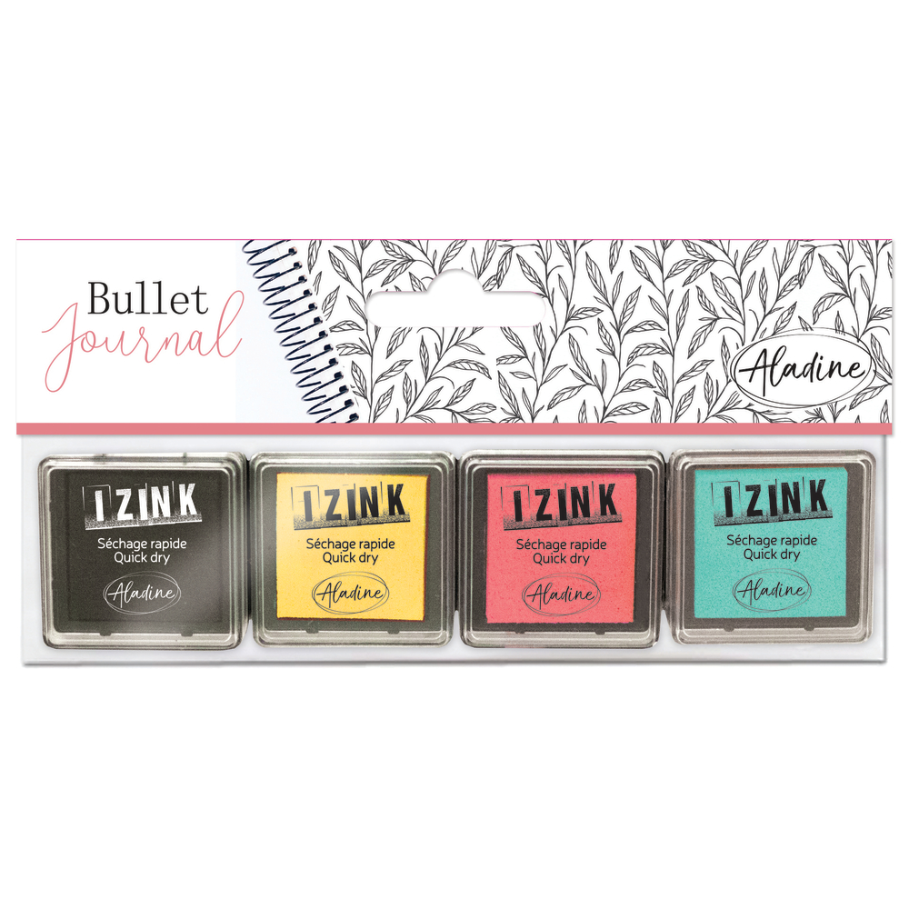 4 MINI ENCREURS BULLET PASTEL-(784932)