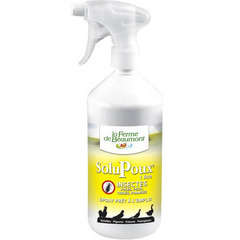 Insecticide puces poux Solupoux² Spray 1 litre Ferme de Beaumont