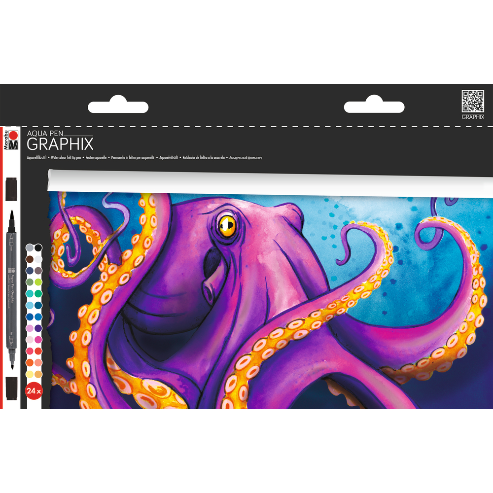 FEUTRES AQUA PEN GRAPHIX OCTOP-(785563)