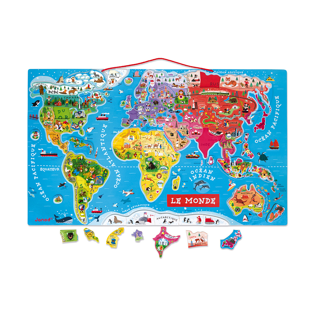 PUZZLE MONDE MAGNETIQUE-(785693)