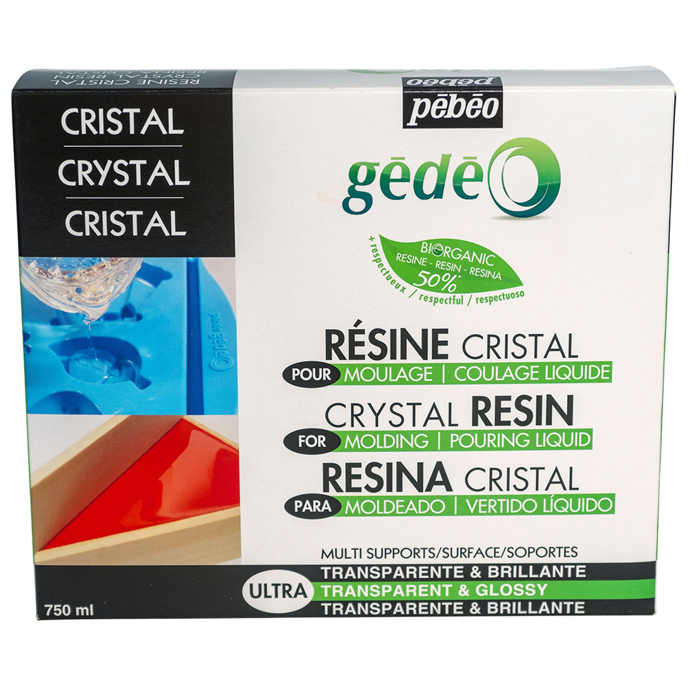 KIT RESINE CRISTAL BIO 750ML-(786631)