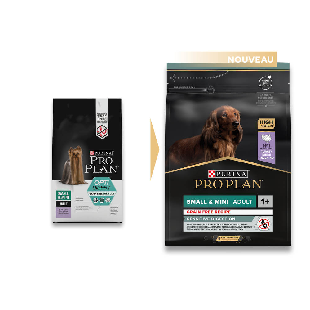 Croquettes chien adulte sans c r ales la dinde 7 kg Proplan